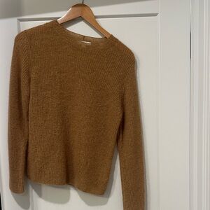 Vince Lightweight Brown Crew Neck Sweater